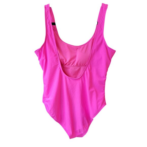 No Boundaries Pink One-Piece Swimsuit Women’s Large (11–13) Open Back Stretch Sw - Picture 2 of 9